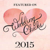 Featured on Wedding Chicks badge 2015